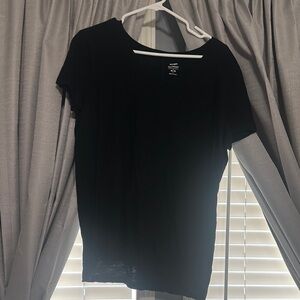 Old Navy Women's Black Short Sleeve Tee